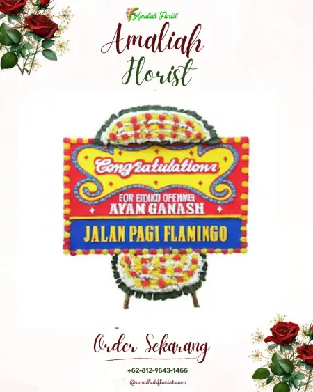 Sewa Papan Bunga Sandai